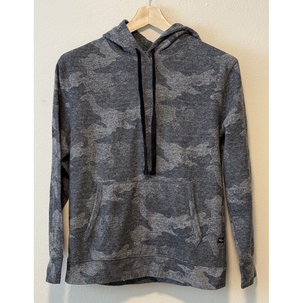 Rails Magnuss Camo Hoodie Men’s Size Medium Gray Casual Streetwear